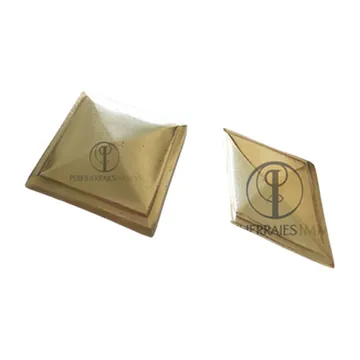 Chapetón de bronce cuadrado y rombo – Perfiherrajes IMMSA